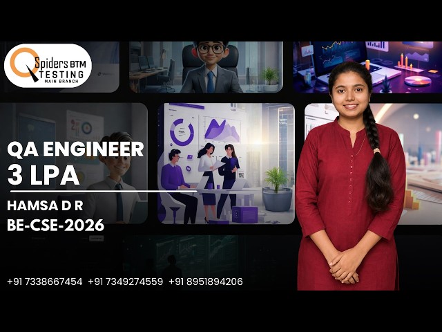 QSpiders BTM Student Cracks Top MNC Interview | Placement Success Story