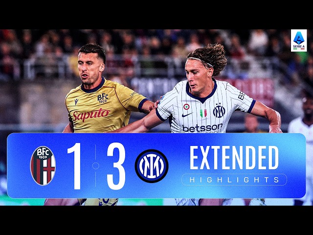 BOLOGNA-INTER 1-3 | EXTENDED HIGHLIGHTS | SERIE A 2026/27