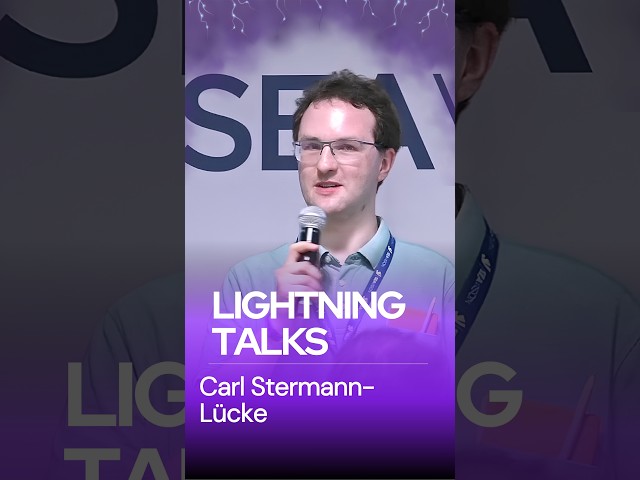 ⚡️ LIGHTNING TALK!