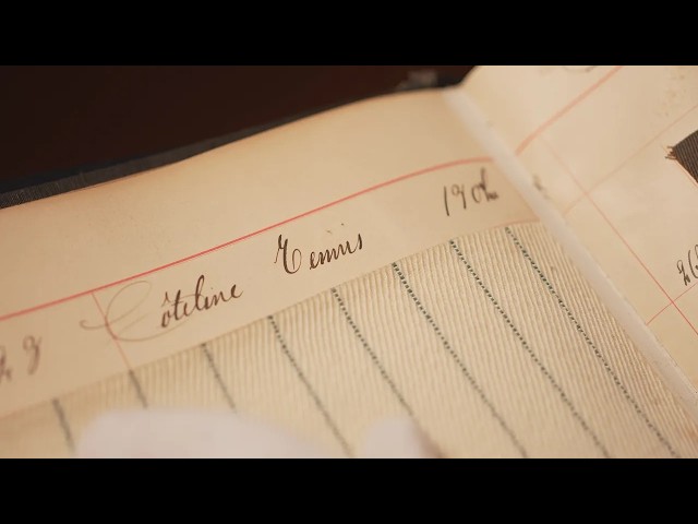 Fabric Tales - White côteline, or playing tennis in the 1910s