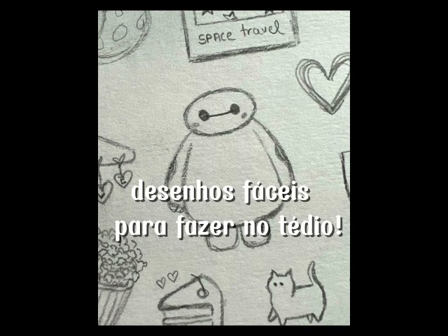 Desenhos fáceis para fazer no tédio!#descomplicado #art #desenho 🎨📝