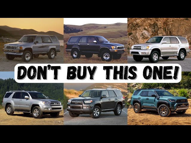 Every Toyota 4Runner Generation Ranked (Worst → Best)
