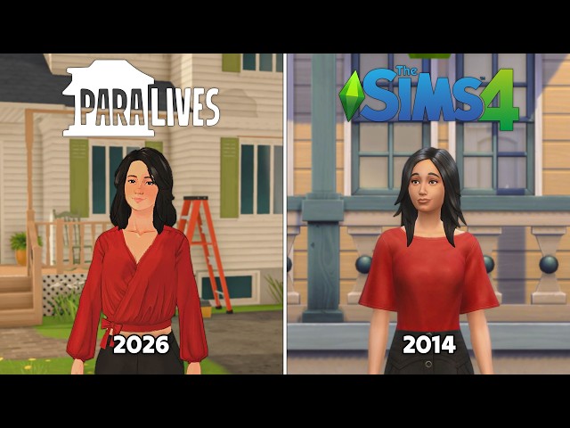 Paralives vs The Sims 4 - Details Comparison