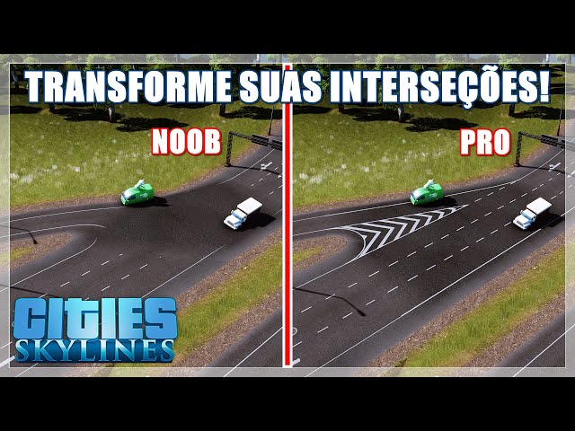 [TUTORIAL CITIES SKYLINES] INTERSECTION MARKING TOOL - como usar em interseções!
