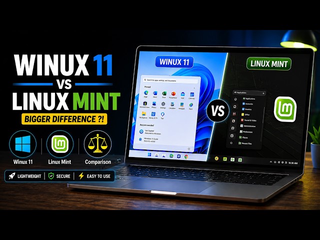 WINUX 11 vs Linux Mint… The Difference Is BIGGER Than You Think?!
