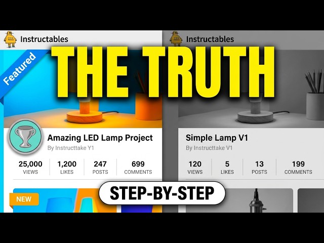 Instructables contest winning secrets revealed! by Make It Glow Visual Effects contest runner-up.