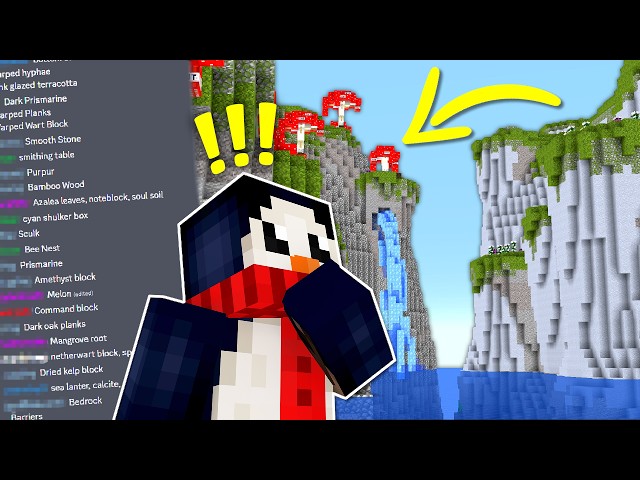 I Built a Landscape with YOUR Minecraft Block Palettes