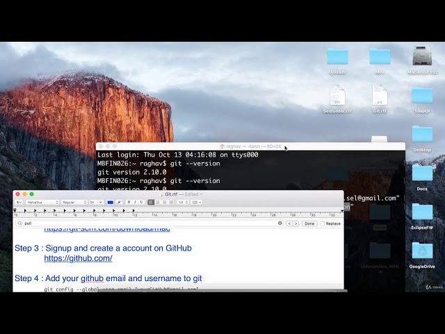 2  Getting started   Install Git mac