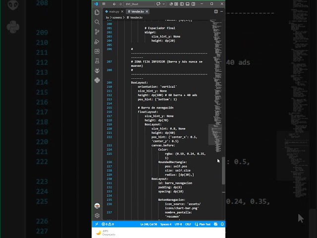 Vender #appdevelopment #programming #bolsadecaracas #kivy  #windows #python #finanzas #tutorial