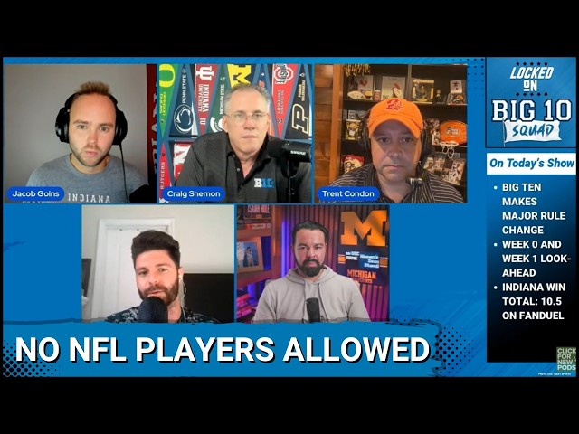 BIG 10 SQUAD: Big 10 BANS PROS | What this means for the Conference