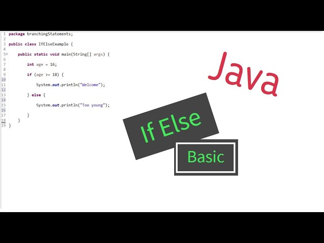 Java - Basic If Else