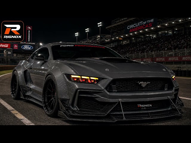 2024–2026 Ford Mustang Triple Projector LED Headlights | RGB | Black Housing