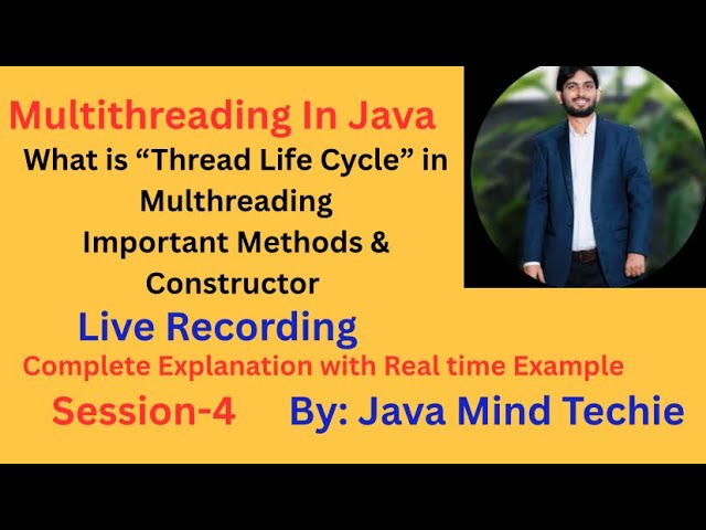 Multithreading in Java | what is “Thread Life Cycle”| @Javamindtechie | By Amit