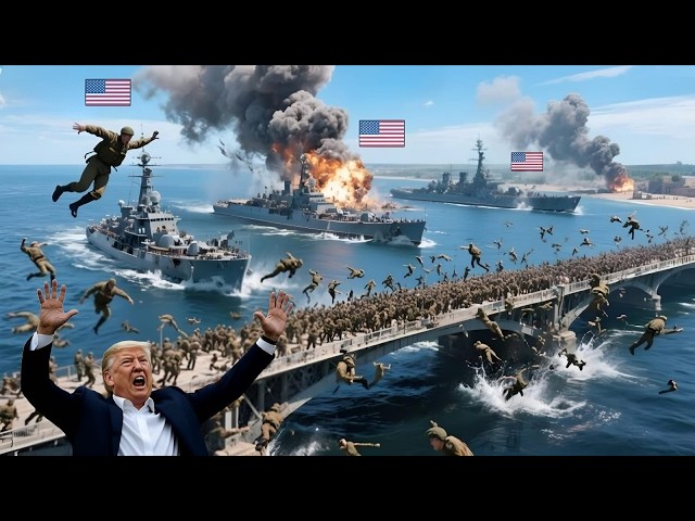 Nothing Left! 25 US warships heading for the Strait of Hormuz were destroyed by Iran.