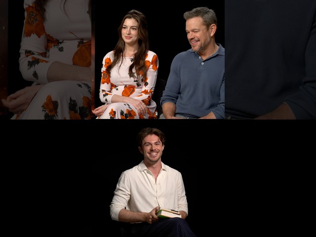 Books that made Anne Hathaway and Matt Damon cry
