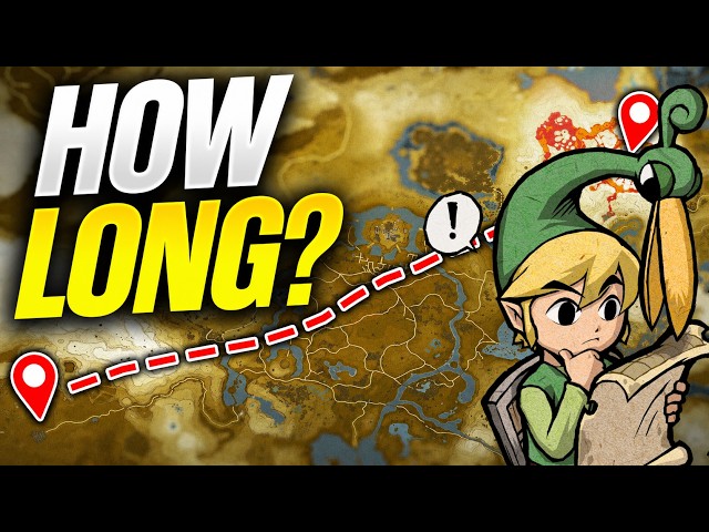 How Long Does It Take to Walk Across EVERY Zelda Map?