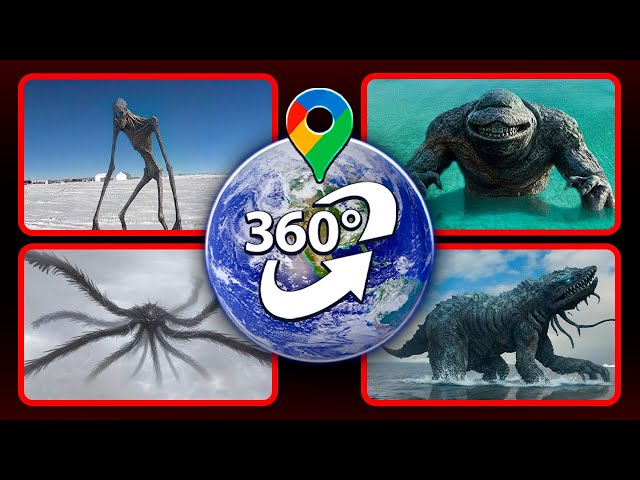 Top 4: The Most Spooky Monsters Found on Google Earth