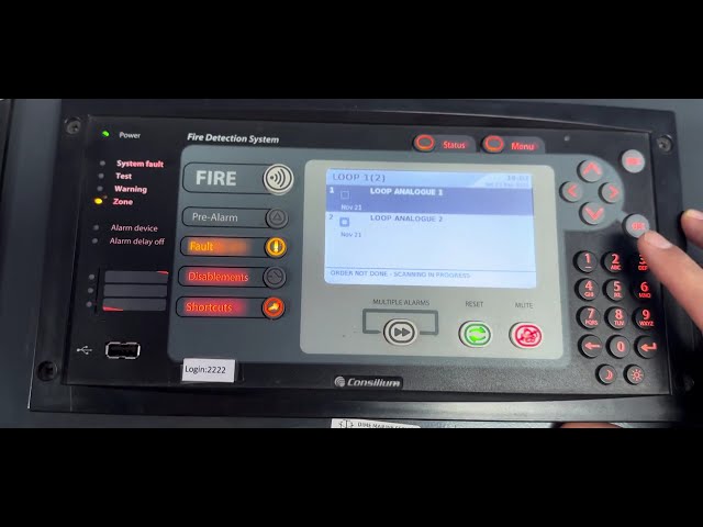 🔥🚨TROUBLESHOOTING CONSILIUM SALWICO SYSTEM FIRE DETECTOR🔥 LOOP ANALOGUE 1 CABLE BREAK POSITIVE