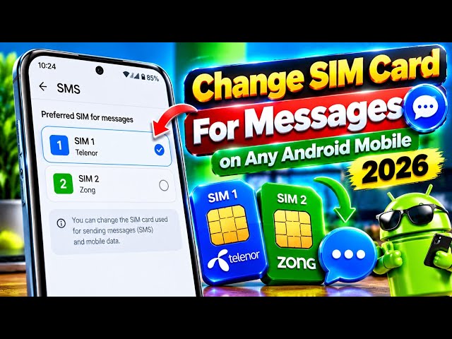 SIM Card for Messages on Any Android Mobile Phone 2026 📱