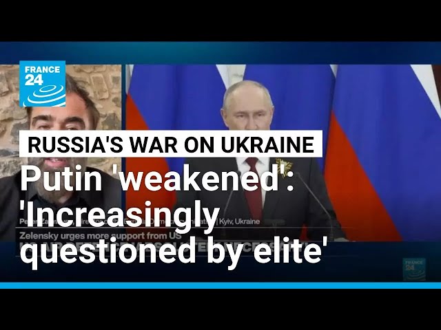 Russia 'bogged down' in Ukraine, suffering net territorial losses for first the time since 2023