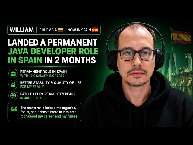 Java Developer Relocates to Spain With Permanent Role and 10% Raise in 2 Months