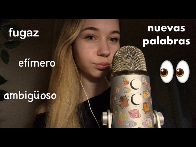 ASMR Learning New Words in SPANISH 🙊