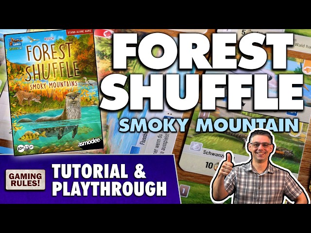 Forest Shuffle: Smoky Mountains - Tutorial & Playthrough