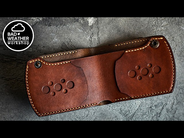 Making a Leather Bifold Wallet with 4 Card Pockets (Free PDF Pattern)