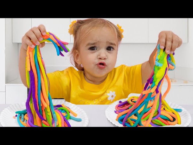Alice aprende los colores con plastilina