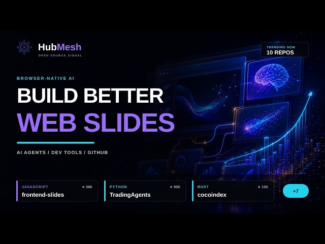 Build Better Web Slides: 10 Open-Source AI Tools