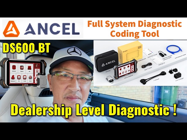 ANCEL DS600 BT Full Diagnostic and Coding Tool Demo & Review | Multi-Vehicle Scan Tool