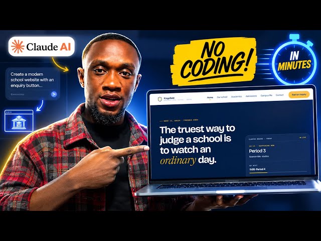 Learn Vibe Coding: Build a School Website with Claude AI