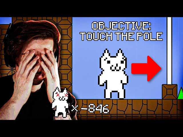 So I played the OG RAGEBAIT game and completely lost it.. (Cat Mario)