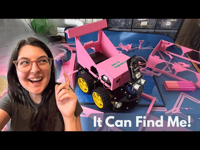 This Arduino Q car follows my face: Built from scratch!