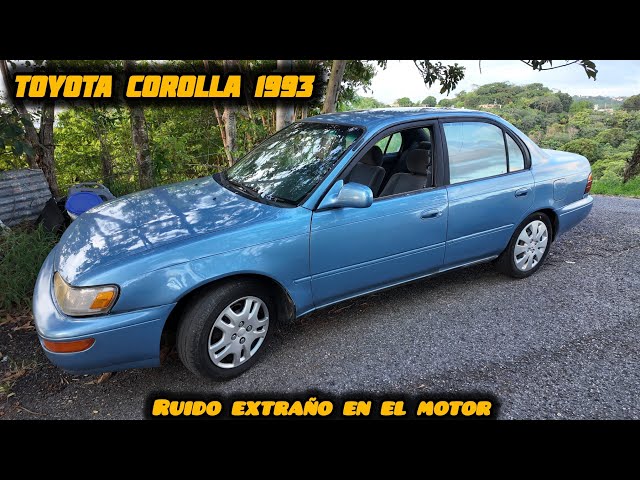 1993 Toyota Corolla with a strange engine noise