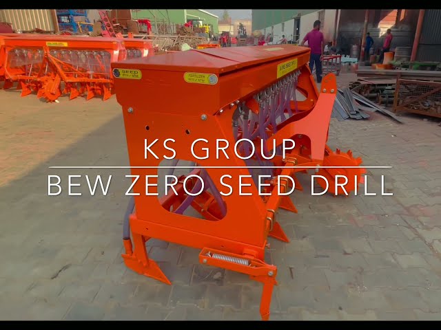 BEW | Zero Seed Drill | 15 Tyne | Powder Coating | KS GROUP Malerkotla