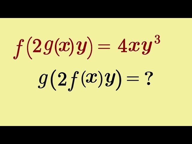 Most Teachers Don't Teach This Functional Equation 