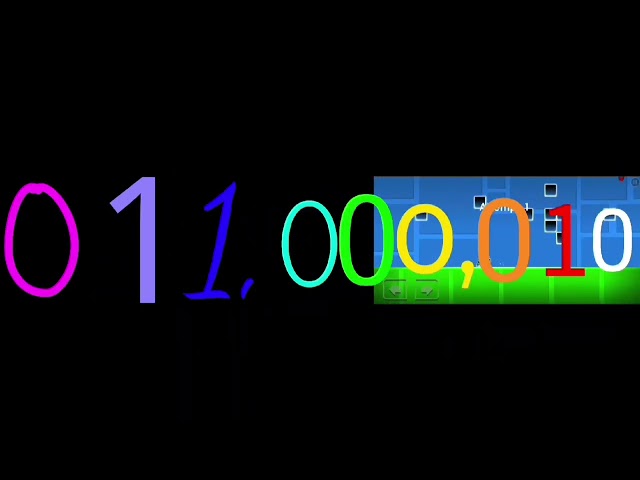Binary Numbers 0 to Sextillion with sound effects
