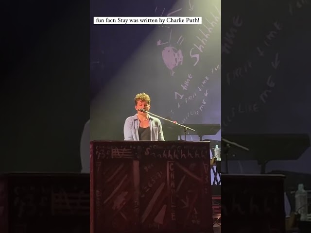 Charlie Puth performing STAY in Berlin [One Night Only Tour] | December 6, 2022