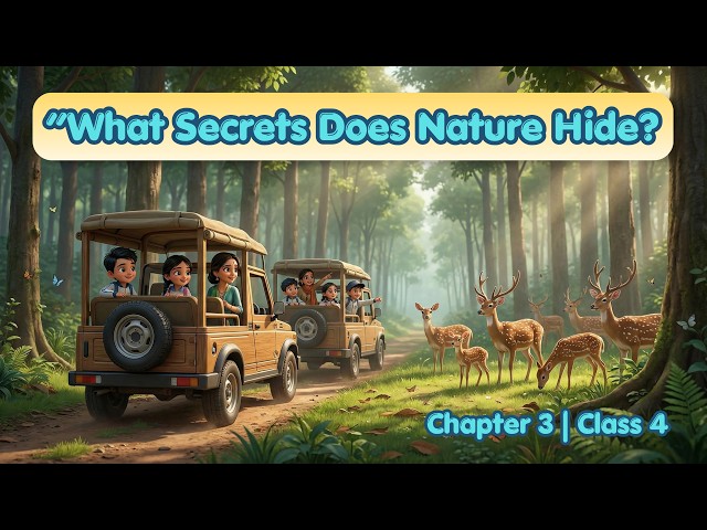 📚 NCERT Class 4 EVS Chapter 3 – Nature Trail  | CBSE | Animated for Kids | Moyna’s Learning