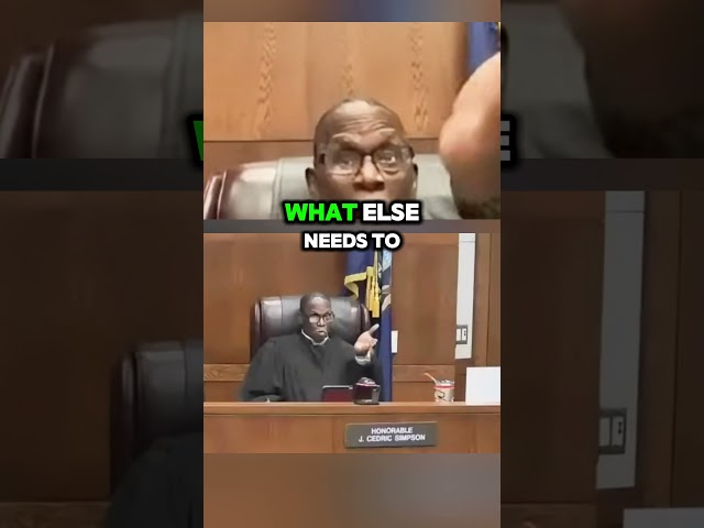 #courtroomdrama #judgesimpson