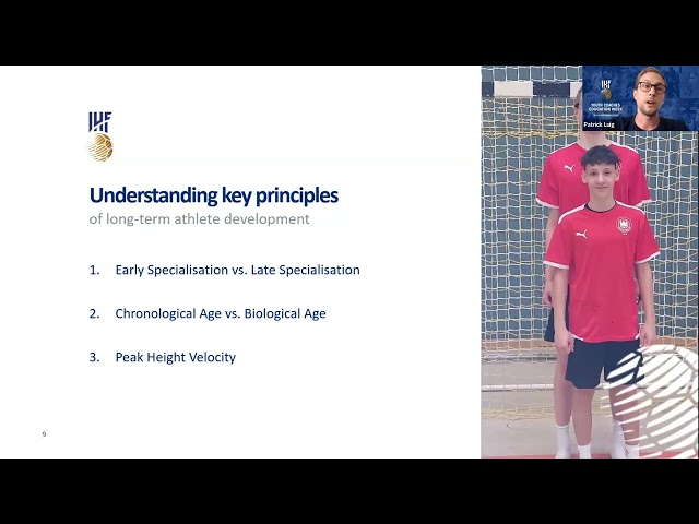 Long-term athlete development in Germany | 2023 IHF Youth Coaches Education Week