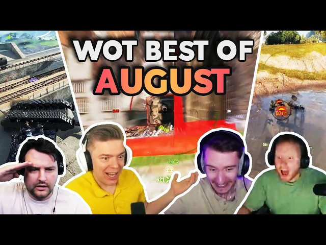 WoT BEST Moments of AUGUST! 🔥🎲 | WoT Monthly Highlights | [World of Tanks]