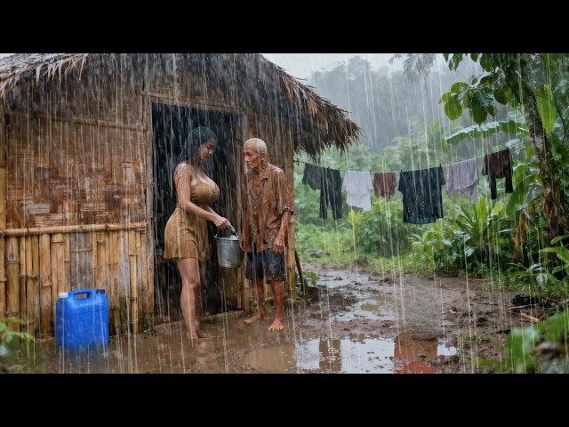 RAINSTORM FOR ANYONE WHO NEEDS A HUG TONIGHT 🌧️💔 Rain Ambience | ASMR Rain Village