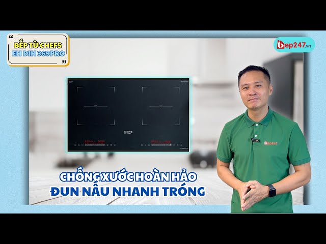 Bếp Từ Chefs EH DIH369PRO | Đỉnh Cao Mặt Kính Chống Xước | BEP247.vn