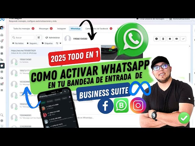WHATSAPP EN LA BANDEJA DE ENTRADA DE BUSINESS SUITE 2025
