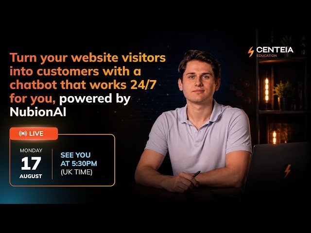 Turn your website visitors into customers with a chatbot that works 24/7 for you powered by NubionAI
