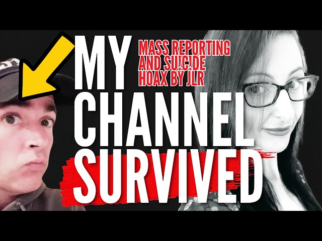 My channel survived a mass reporting scam, a su!c!de hoax and international false police reports