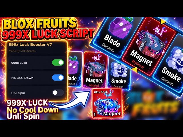 *UPD* Blox Fruits Script - X999 Luck Booster Script | UNDETECTED, FREE DRAGON, BYPASS SPIN