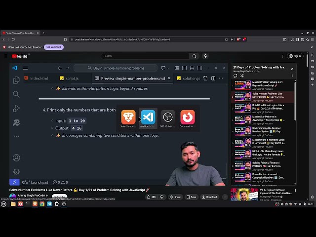 JavaScript Logic Building – Day 1 | 7 Beginner Loop Problems Explained